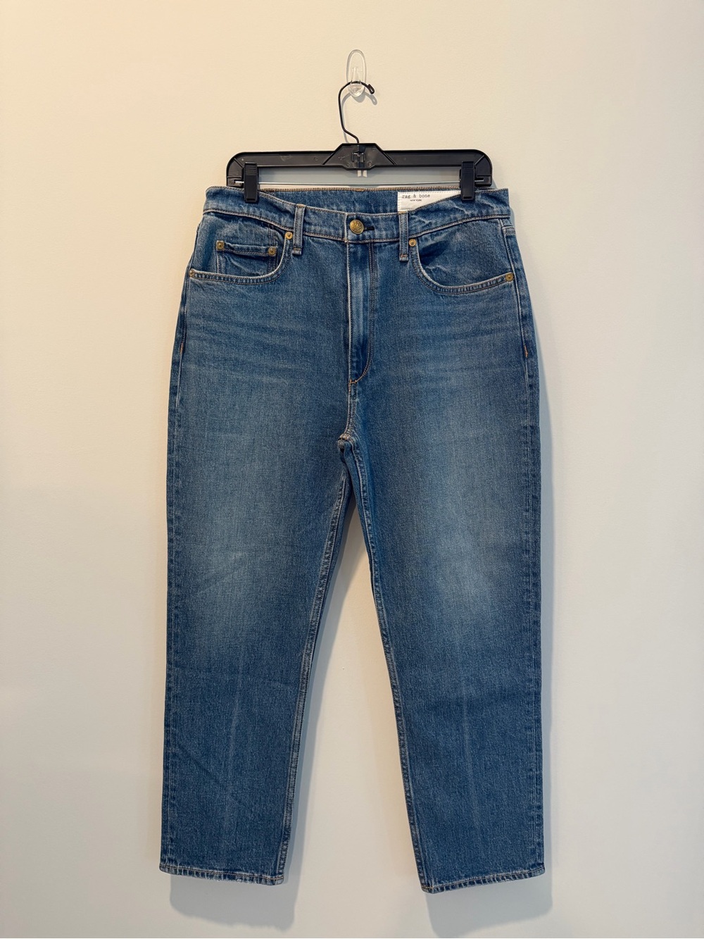 rag & bone Women's Skinny Jeans in Medium Blue
